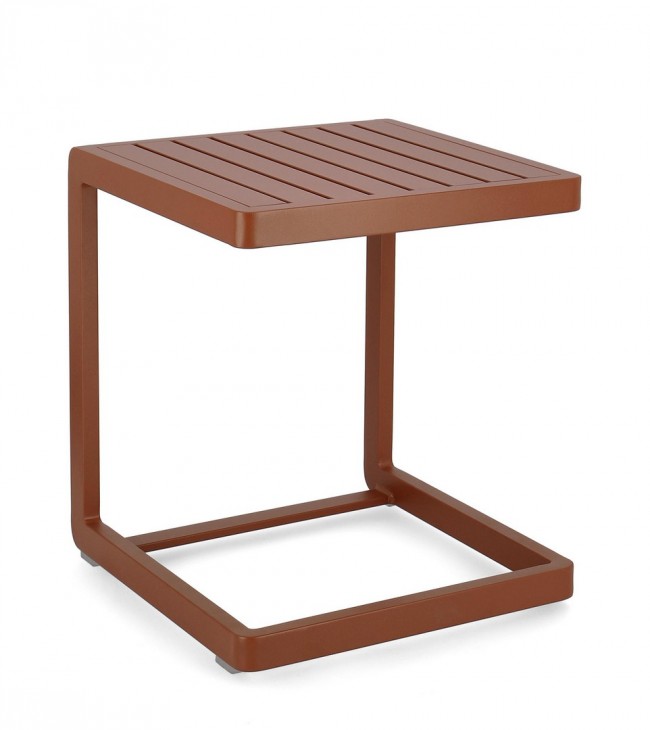 2x Tavolino Konnor 40X40 Terracotta