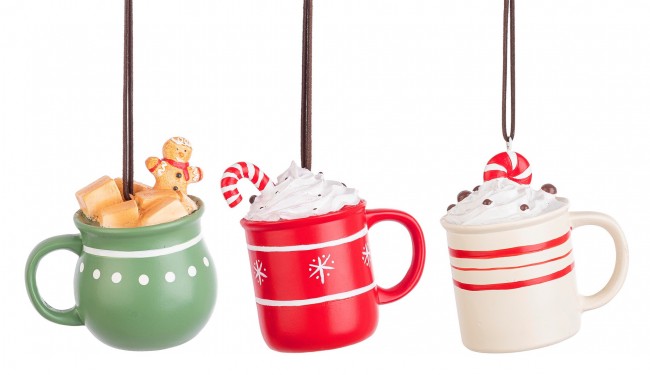 3x Pendaglio Bistrot Mug 9,3X9H Ass3