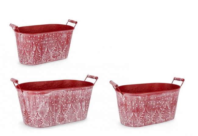 3x Set3 C.Vaso Chilly Ov Rosso