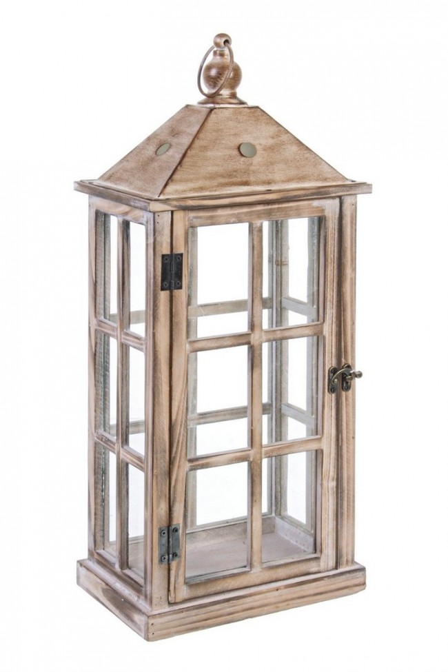 4x Lanterna Wood Nat 55H