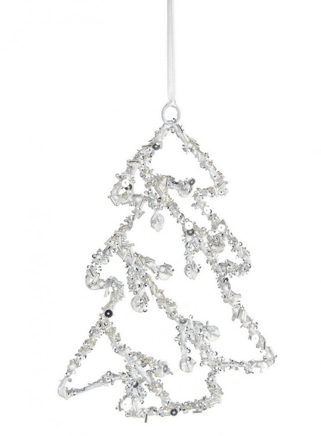 4x Pendaglio Lizy Pino Argento