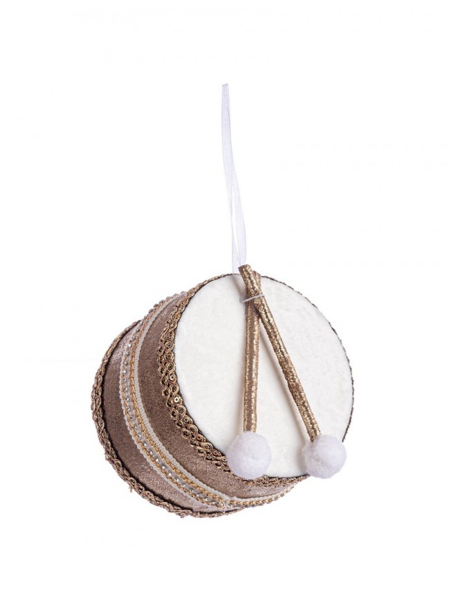 4x Pendaglio Witney Tamburo Bianco