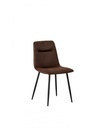 4x SEDIA IN SIMILPELLE - Lea