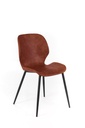 Set di 4 Sedie in Soft-touch, Eleganti e Confortevoli, 55cm x 45cm x 83cm