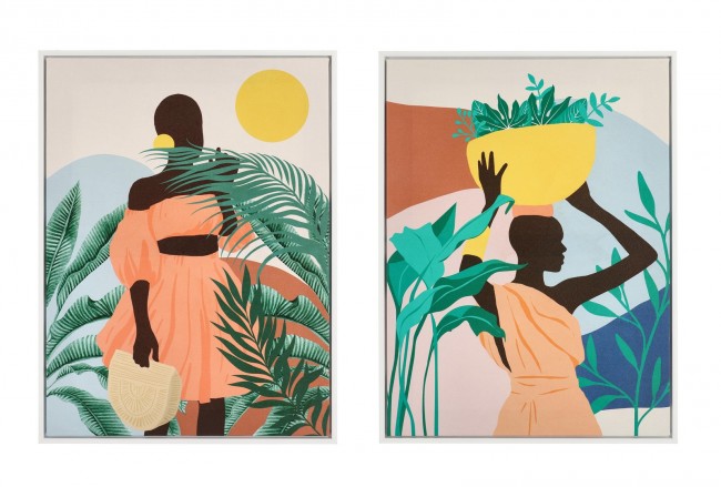 4x Stampa Su Tela C-C 7D+8D Ass2 45X60