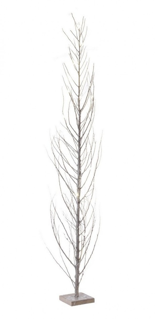 6x Betulla Invernale C-Glitter H150 C-Led
