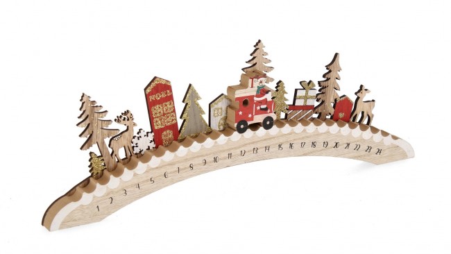 6x Calendario Avvento Lettie Arco Rosso