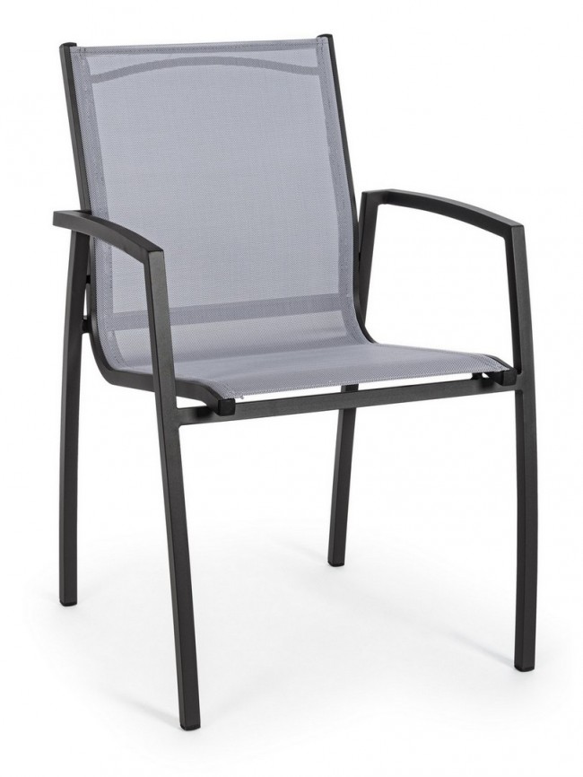 6x Sedia C-Br Hilla Antracite Lh32 -