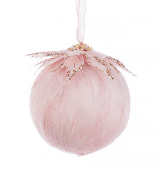 6x Sfera Karol Piume Rosa D70