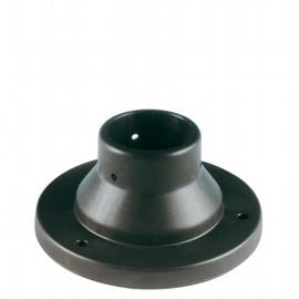Accessorio per fissaggio a terra pali D. Max. 6 cm nero