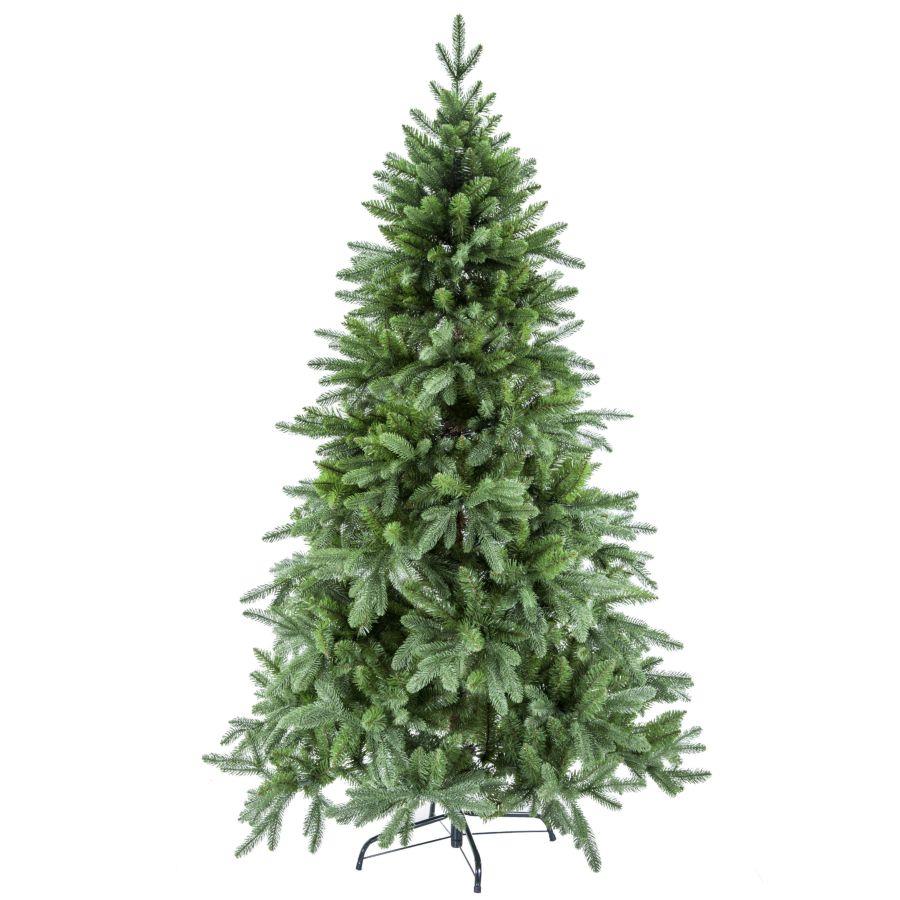 Albero verde con 2582 rami, altezza 240 cm e diametro 157 cm