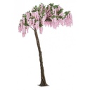 Albero artificiale Glicine rosa 200x320 cm