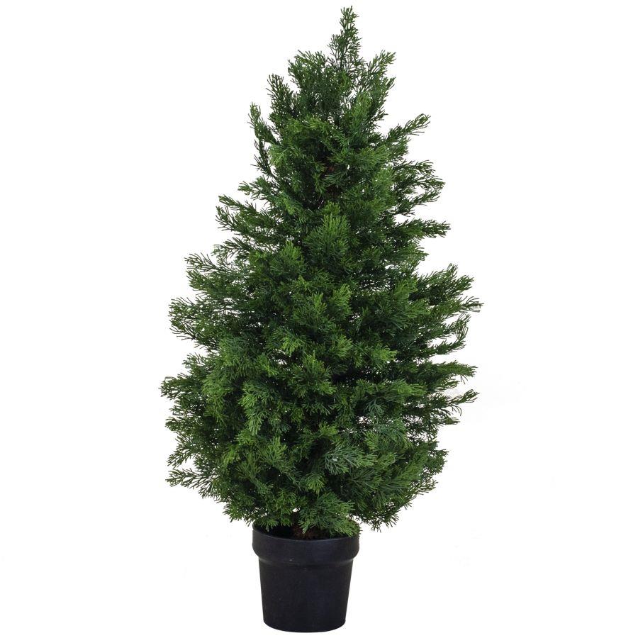Albero verde cmø35h60 pvc con 99 rami