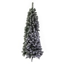 Albero Innevato Slim Monte Vettore con 1217 Rami - 240 cm di Altezza e 84 cm di Larghezza