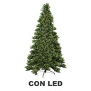 Albero monte durando con 2093 rami e 620 LED, verde, ø132cm x h240cm