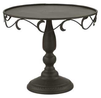 Alzata portadolci in ferro gra. ne. yf-6060 - Ø 30,5 cm, h 26