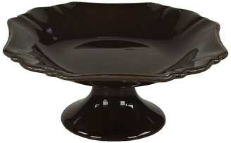 Alzata portafrutta in carrube cm. 22,7 x 22,3 x 10,7