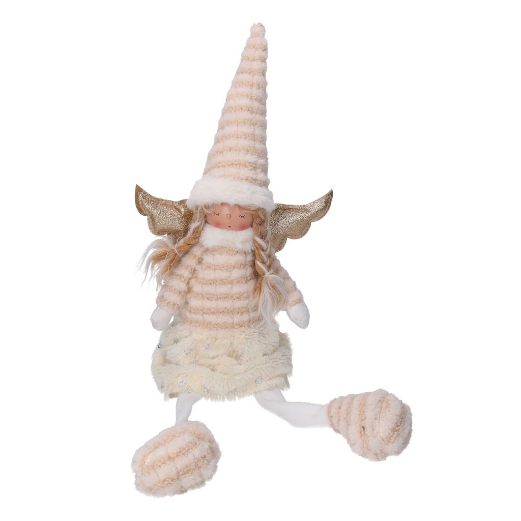 Angelo Tessuto Bianco Oro 23x12x65 cm