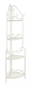 Angoliera Pieghevole Giselle Crema - 49x34x168 cm