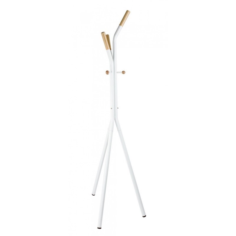 Appendiabiti in acciaio Bianco ALAIN 46x46x h178 cm