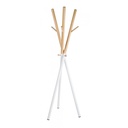 Appendiabiti moderno Bastien bianco