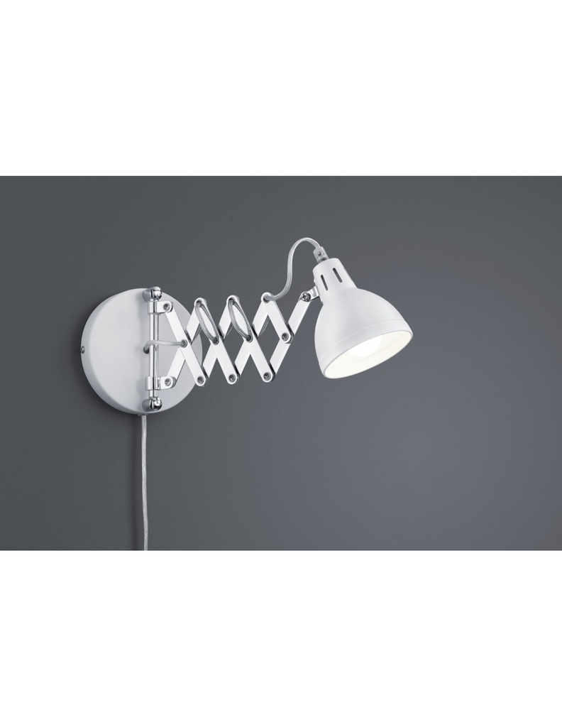Applique Orientabile Bianco Scissor 1x E14