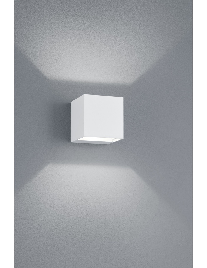 Applique Cubo Doppia Emissione Led Bianco IP54