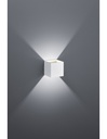Applique Cubotto Bianco Doppia Emissione Led