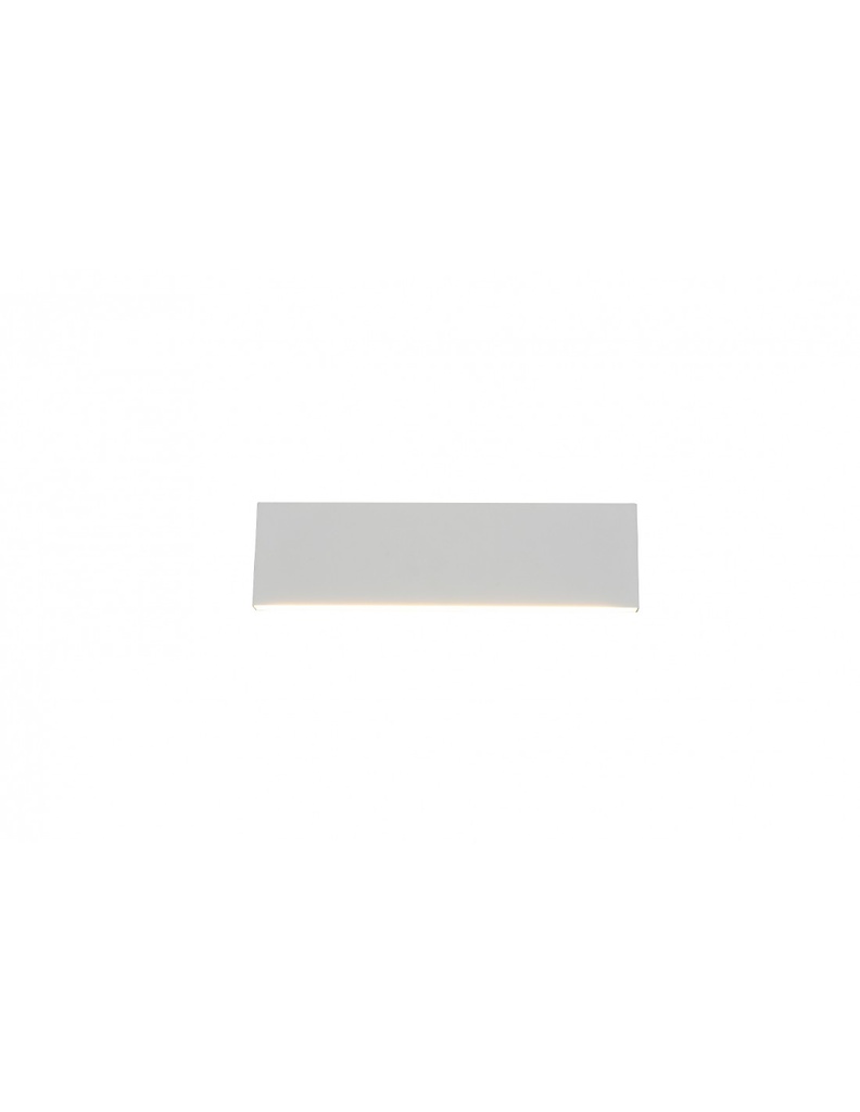 Applique LED Concha Bianca L28 cm