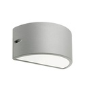 Applique E27  linea umbe chiusa  alluminio