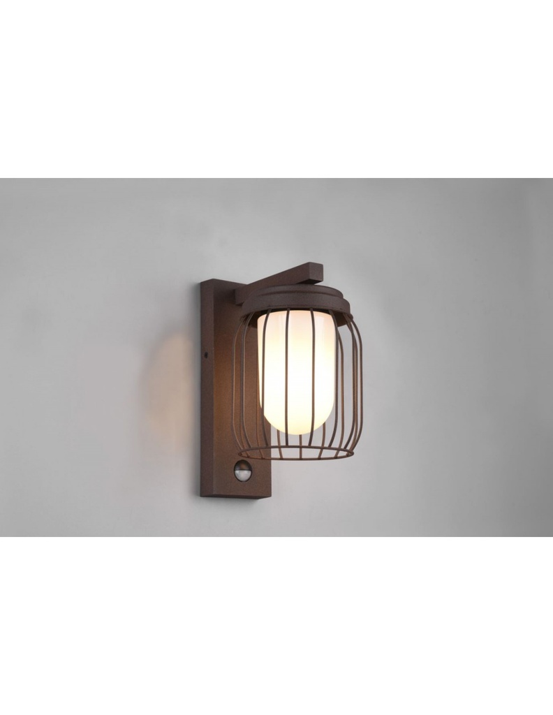 Applique Ruggine con Sensore Movimento, Trio Lighting