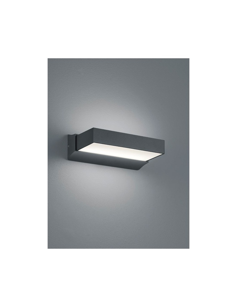 Applique Ingresso Doppio Led Sopra e Sotto Antracite