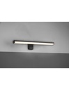 Applique LED nera per specchio Lino IP44