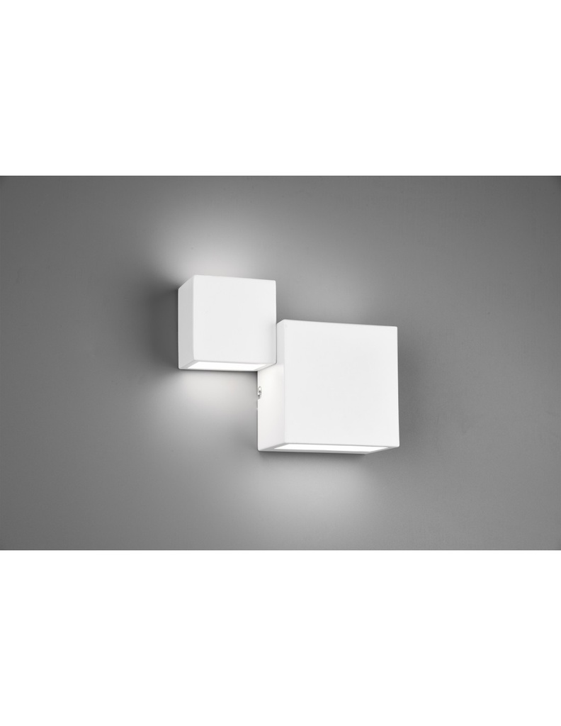 Applique doppia emissione LED Miguel Bianco Trio Lighting