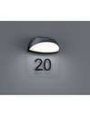 Applique Muga Esterno IP54 Antracite Coppa Numeri Civici