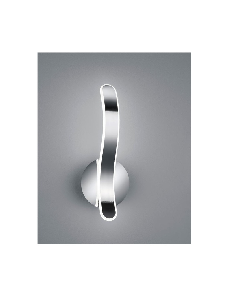 Applique da Parete Design LED Dimmer 4000k Parma Cromo