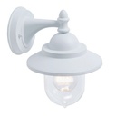 Applique Piccola In Basso Rondo Bianco - Lampada in Alluminio Pressofuso
