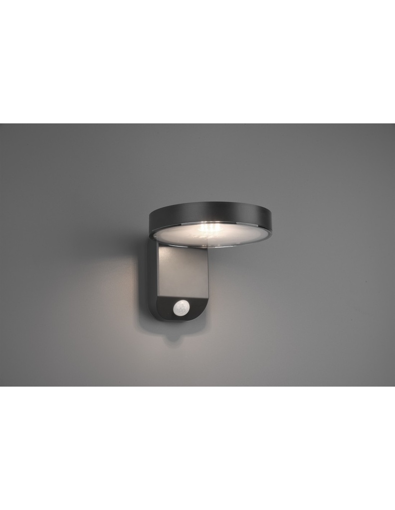 Applique Antracite con Sensore Movimento