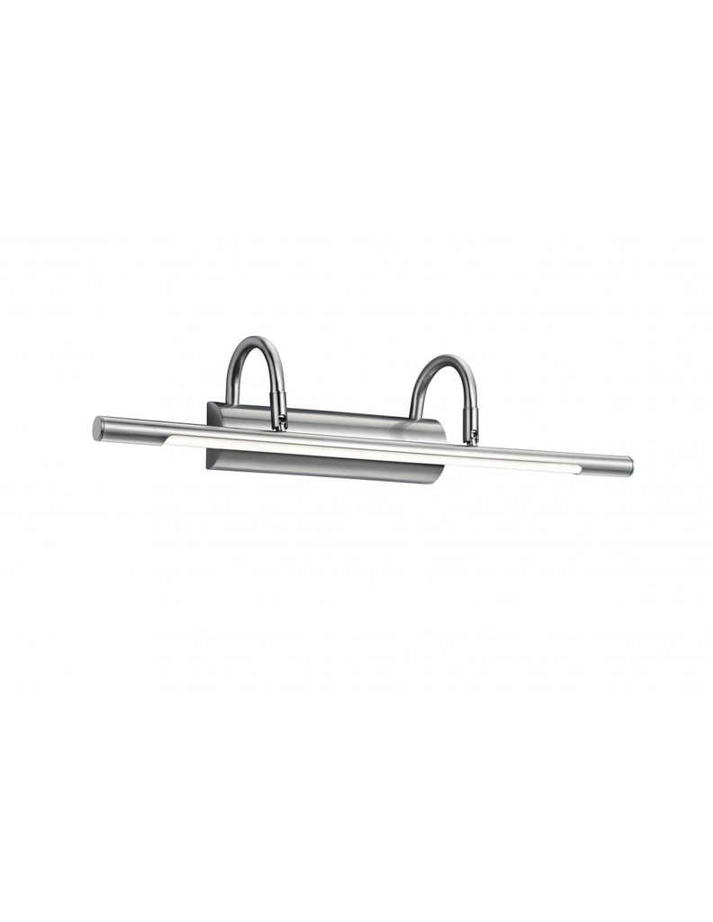 Applique Led Orientabile Cuadro Nichel Opaco