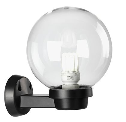 Applique Sf.Chiara D.20 E27  linea globo  nero