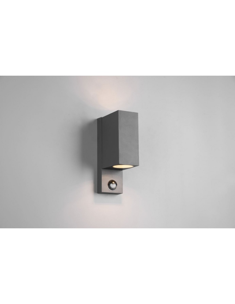 Applique da Parete Esterno con Sensore di Movimento - Roya Antracite