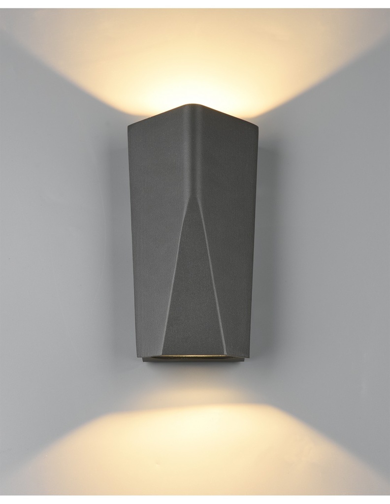 Applique LED Antracite con Doppia Luce - Trio Lighting