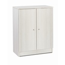 Armadio multiuso basso con due ante Eucalipto 62x34x h80 cm