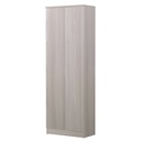 Armadio Multiuso Due Ante Olmo Chiaro 62x34x h182 cm