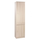 Armadio Multiuso Due Ante Un Cassetto Olmo Chiaro 46x34x H183 cm