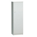 Armadio Multiuso con una Porta Bianco 46x34x h147 cm