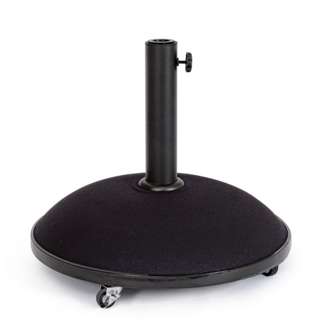 Base Ombrellone C-Ruote Barry 50Kg Nero