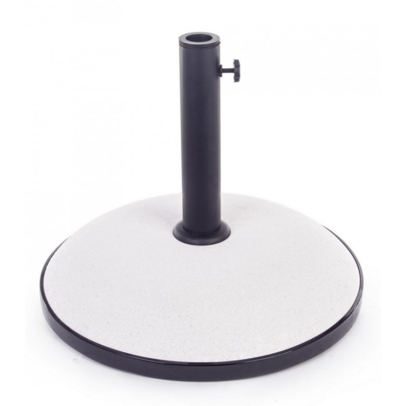 Base in cemento per ombrellone Barry da 30kg bianco