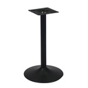 Base tavolo in acciaio nero - Diametro base 45cm, Colonna diametro 60x61.5cm, Piatto superiore 25x25cm, Lunghezza 45cm, Larghezza 45cm, Altezza 72cm