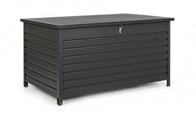 Baule con Cuscini e Ruote Atlantic S Ant Yk13 - Antracite (141x73x74 cm)